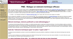 Desktop Screenshot of memoire-technique.net